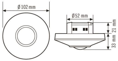 ESY Decken-           PD 360i/8 DALI ADR 
