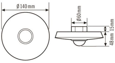 ESYLUX UP Präsenzmelder         PD360i/8 