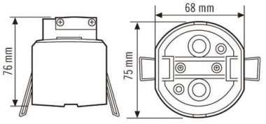 Esylux Deckeneinbau Set DALI  EM10210815 