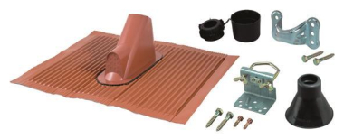 KATH Mast-Montage-Set 48mm rot  ZTS 48ro 