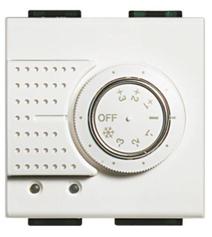 BTicino N4692 Raumthermostat m.Stellrad 