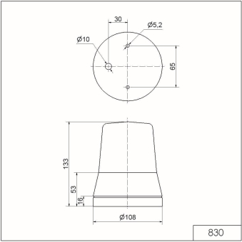 Werma Blitzleuchte BM 230VAC    83015268 