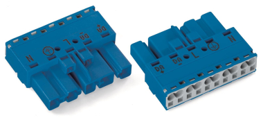 WAGO 770-1115 Stecker,5-polig,blau 