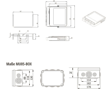 RP SI-Leuchte, ZBA + ML 10W      FLU10ML 
