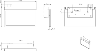 RP-Technik RZ-Leuchte Wand ZBA GAMW009ML 