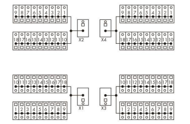 WAGO 288-837 Potentialverteilermodul,4 