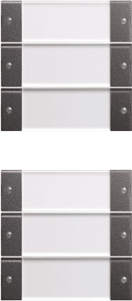 GIRA 213628 Wippenset 6fach (3+3) BSF 