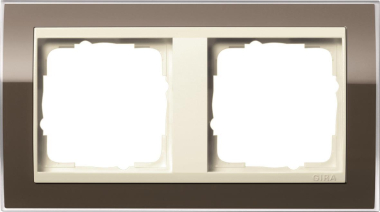 GIRA 0212761 Abdeckrahmen 2fach Zwischen 
