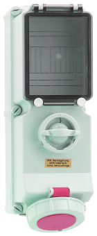 BALS Wandsteckdose TE ABS-VER-ABG  17026 