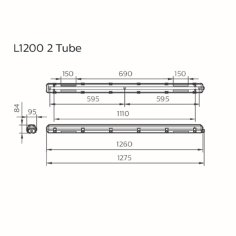 MAZDA WT006C G2 2xTLED L1200    50990099 