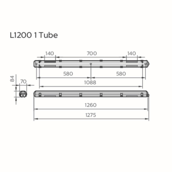 MAZDA WT006C G2 1xTLED L1200    50989499 