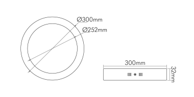 Nobile LED Panel Aufbau 300 R 1561291411 