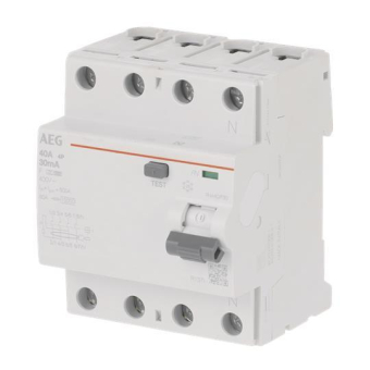 AEG -FI-Schalter 4P Typ F 40A  FN440/F30 