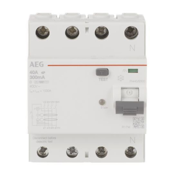 AEG -FI-Schalter 4P Typ B 40A FN440/B300 