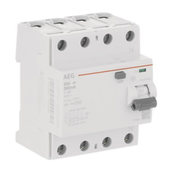 AEG -FI-Schalter 4P Typ A 25A FN425/A300 