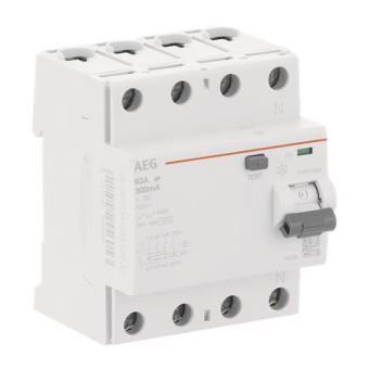 AEG -FI-Schalter 4P Typ A 63A FN463/A300 