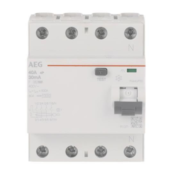 AEG -FI-Schalter 4P Typ F 40A  FN440/F30 