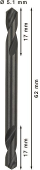 Bosch 10Doppelendbohrer HSS-G 2608597596 