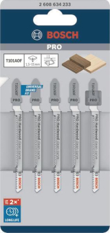 Bosch 5Stichsägeblatt T101AOF 2608634233 