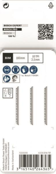 Bosch 3Stichsägeblatt T101BRF 2608636227 