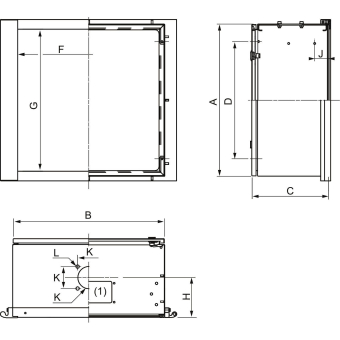 Schneider HMI Gehäuse      NSYS3CM304020 