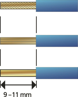 Hellermann HECL-2/1-PA66-WH Steckklemme 