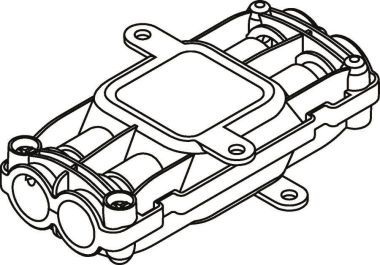 Hellermann Relilight V36P2-PA66V0/SI-BK 