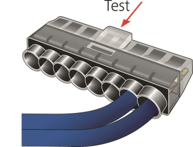 Hellermann HCPM-8-PC-BK/CL Verbindungs- 