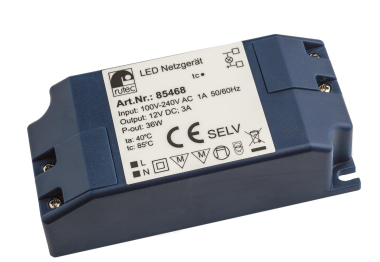 Rutec LED Netzgerät 12V 36W IP20   85468 