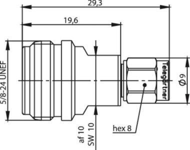 TEGA Messadapter N-SMA       J01027T0016 