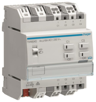 Hager Schalt-/Jalousieaktor      TXA604D 