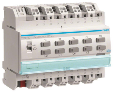 Hager Schalt-/Jalousieaktor      TYA610C 