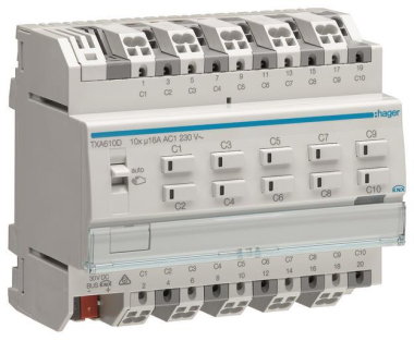 Hager Schalt-/Jalousieaktor      TXA610D 
