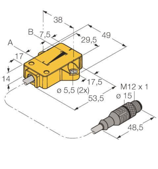 Turck         LI25P1-QR14-LIU5X2-0,3-RS4 