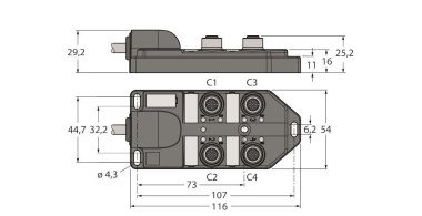 Turck Passiver         TB-4M12-5P3-5/TXL 