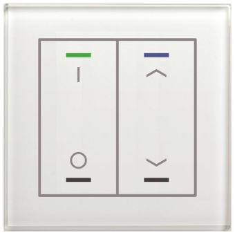 MDT Glastaster II Light 2-fach RGBW mit 