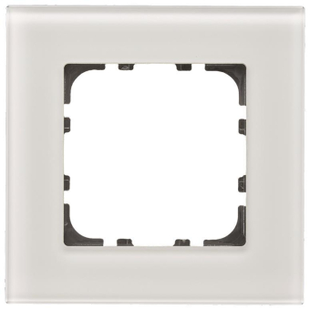 MDT BE-GTR1W.01 Glasrahmen 1fach Weiß 