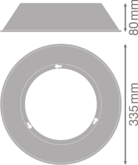 LEDV HB VAL REFLECTOR 100W 80DEG SI 