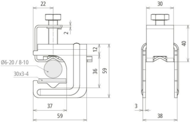 Dehn    VK DB KR 6.20 8.10 FL30 BSB STBL 