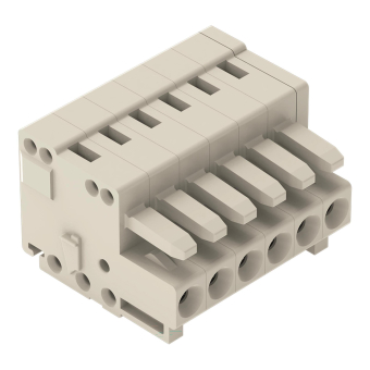 WAGO 734-106 1-Leiter-Federleiste,CAGE 