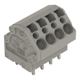 WAGO 745-3104 Leiterplattenklemme,4 