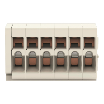 WAGO 734-106 1-Leiter-Federleiste,CAGE 