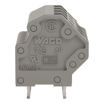 WAGO 745-3104 Leiterplattenklemme,4 