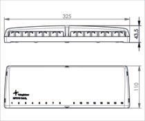 TEGA Mini-Verteiler unbestückt 100021395 