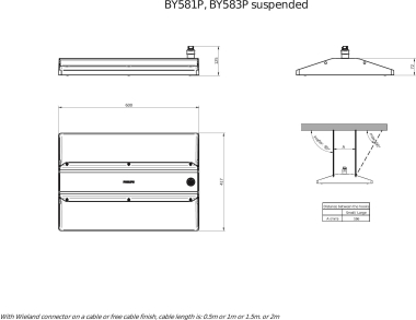 Philips BY581P 250S/840 DIA WB  59423400 