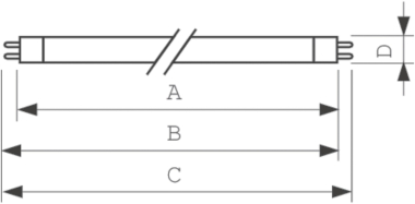 PHIL Leuchtstofflampe 8W   TL-MINI-8W-10 