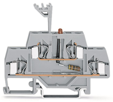 WAGO 281-634/281-413 Bauelementklemme, 