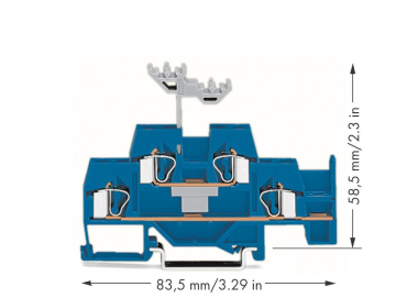 WAGO 281-630 Doppelstockklemme, 