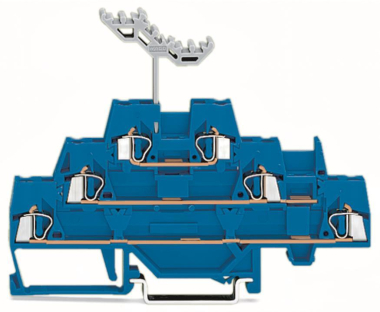 WAGO 280-551 Dreistockklemme,Durchgangs- 