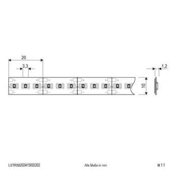 EVN LEDStrip IP20     LSTRSB202415002202 